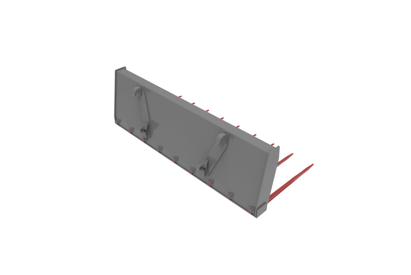 LANDYINDUS Manure Fork | 72" (1,830mm) | 9×φ36×880mm Tines | Bedding, Silage & Debris | Euro | Front Loader | T-MF1830