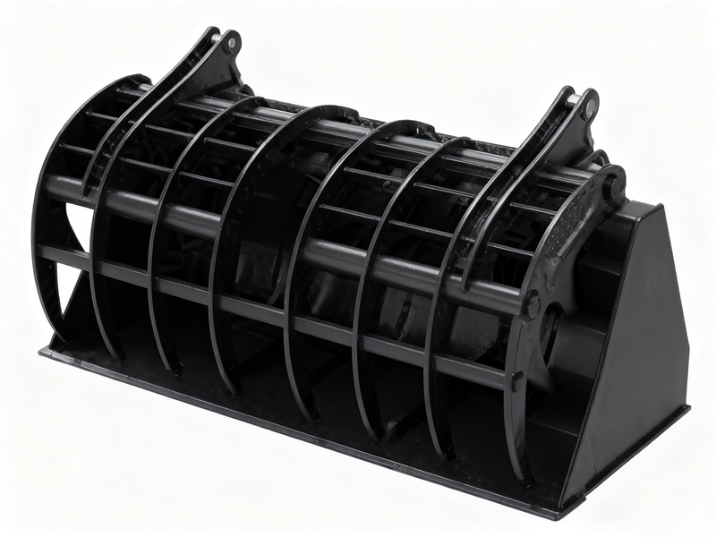 LANDYINDUS Silage Grapple Bucket XL | 2,440–2,950mm | 2.45–3.0m³ | 0–2,130mm Opening | 1,160mm Deep Bucket | Euro | 5–10T Material Handler | T-PGBXL