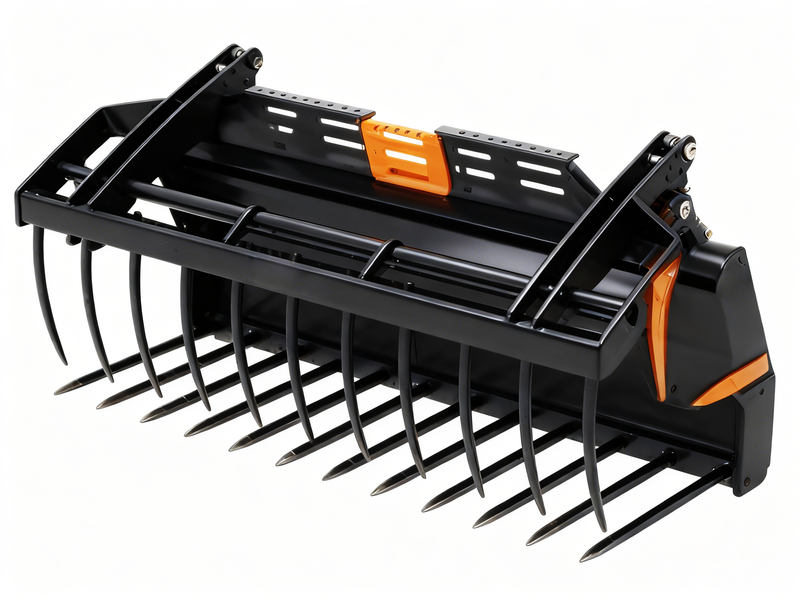 LANDYINDUS Multifunctional Fork Grab | 2,010–2,620mm (79–103") | 1.30–1.75m³ | Profile-Cut Wear Tines | 0–1,640mm Opening | Euro | Telehandler up to 4.5T | T-MFG