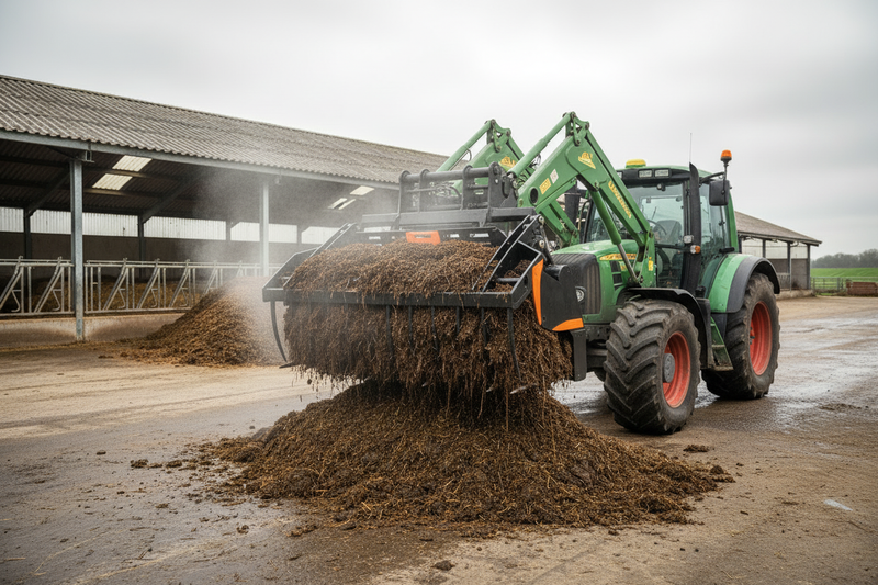 LANDYINDUS Multifunctional Fork Grab | 2,010–2,620mm (79–103") | 1.30–1.75m³ | Profile-Cut Wear Tines | 0–1,640mm Opening | Euro | Telehandler up to 4.5T | T-MFG