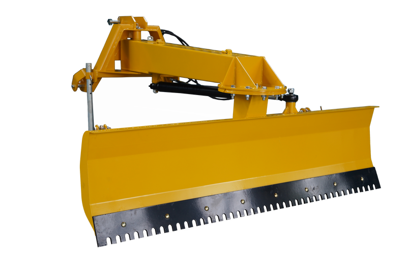 LANDYINDUS Hydraulic Snow Plow | Cab-Controlled Angle | 2.0–2.5m | Hardened Steel Cutting Edge | 630mm Blade | 5mm Plate | Optional Depth Wheels | 3-Point | T-SP