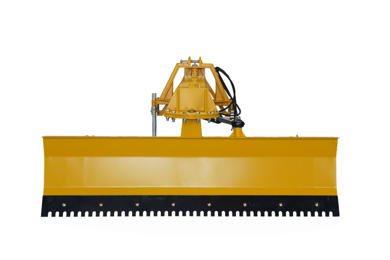 LANDYINDUS Hydraulic Snow Plow | Cab-Controlled Angle | 2.0–2.5m | Hardened Steel Cutting Edge | 630mm Blade | 5mm Plate | Optional Depth Wheels | 3-Point | T-SP