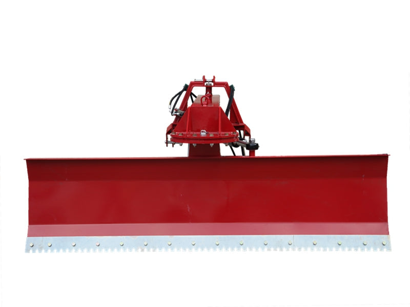 LANDYINDUS Dual Cylinder Hydraulic Snow Plow | Angle + Boom Rotation | 2.5–3.0m | 737mm Blade | 5mm Plate | Hardened Edge | Optional Ice Edge & Depth Wheels | 3-Point | T-SP-2HY