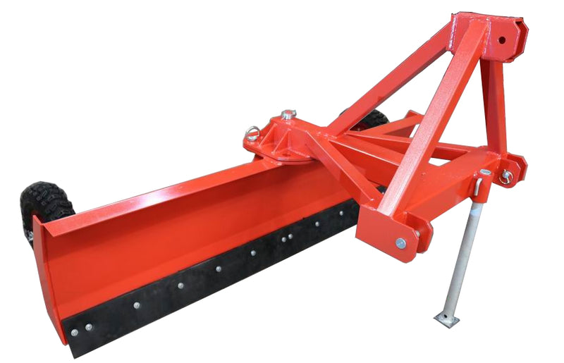 LANDYINDUS Manual Snow Plow | No Hydraulics Required | 1.5–2.4m | 473mm Blade | 5mm Plate | Hardened Edge | Cat 1 | 20–45HP Compact Tractor | T-SP-NHY