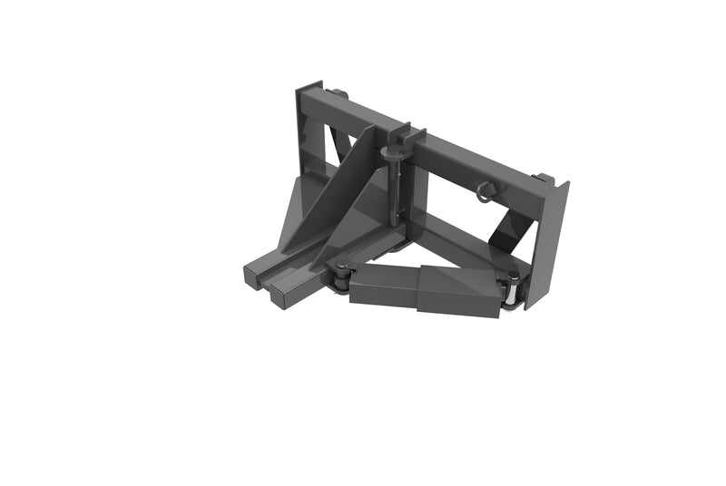 LANDYINDUS Hydraulic Tree & Fence Post Puller | 1,360kg Clamping Force | 300mm Tree Diameter | 24mm Teeth | 650mm Arm | Euro & John Deere | 16 MPa | T-TFP