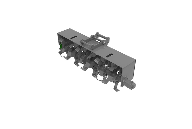 LANDYINDUS Excavator Rotary Tiller | 72" (1,830mm) | 8mm Hardened Flails | 20 MPa | 150 LPM | S40/S50 | Garden, Food Plot & Field Cultivation | E-GT1830-CB