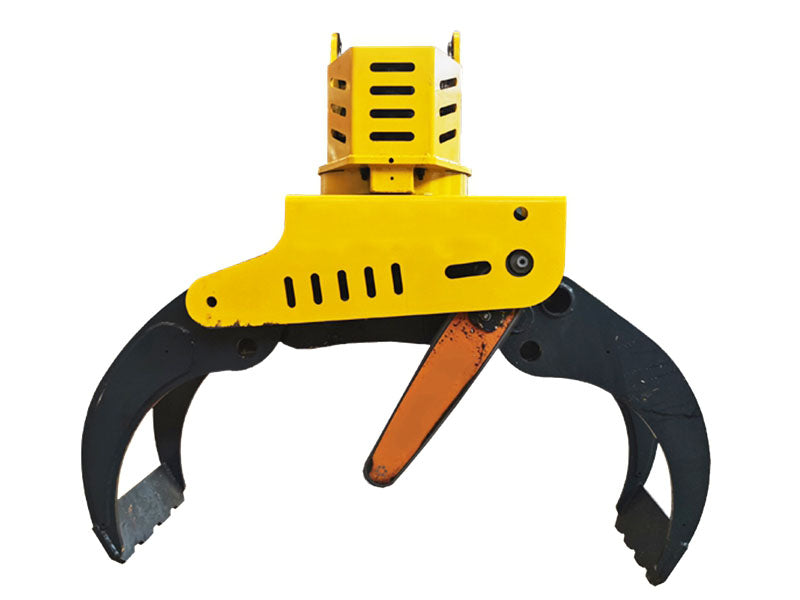 LANDYINDUS Excavator Hydraulic Grapple Saw | Grip + Chainsaw in One | 2,000–3,000kg SWL | 455–535mm Saw | Auto Lubrication | S50 & S60 | 6–14T | E-BS Series