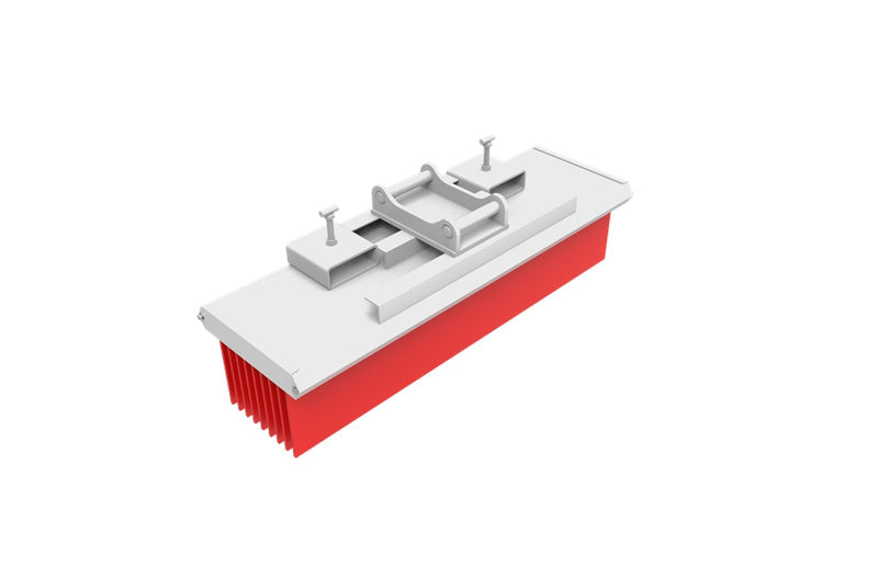 LANDYINDUS Dual Use Push Broom Sweeper | Excavator & Forklift | 1,200–2,400mm | 6, 9 & 12 Bristle Rows | S30, S40, S45, S50, S60 & B20 | No Jamming on Plastic Film, Wire & Rope | FE-EA-SW Series