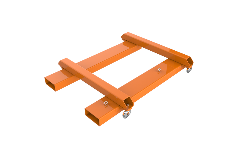 LANDYINDUS Forklift Bulk Bag Lifter Jib | 2,000kg SWL | Safety Swivel Hooks 360° | Slip-On Fork Pockets | No Tools Required | FIBC Ton Bag Handler | Enamel Finish | F-BJFL-1