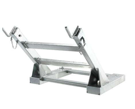 LANDYINDUS Forklift Twin Arm Bulk Bag Lifter Jib | 2,000kg SWL | Twin Telescopic Arms — Auto-Adapts Bag Width | 901–1,438mm Height | Slip-On Fork Pockets | FIBC Big Bag Handler | F-BBF2000