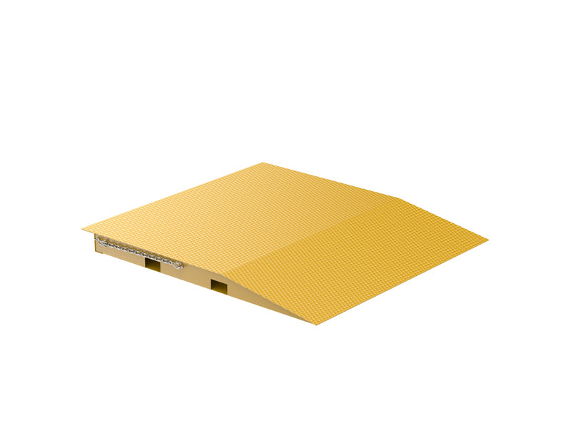 LANDYINDUS Forklift Container Loading Ramp | 6,000kg SWL | 2,400mm Length | 1,500mm Flat Top Platform | 5mm Steel | Side Fork Pockets — Forklift Repositionable | Shipping Container, Curtain-Sider & Flatbed | F-CRL6