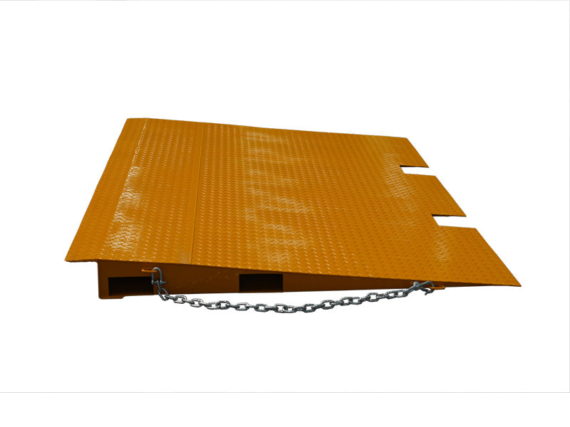 LANDYINDUS Heavy-Duty Container Loading Ramp | 8,000kg SWL | Triple Fork Pockets — Side & Front | Chain & D-Shackle Included | 5mm Steel | Forklift, Pallet Truck & Heavy Equipment | Shipping Container, Port & Construction | F-CRN8