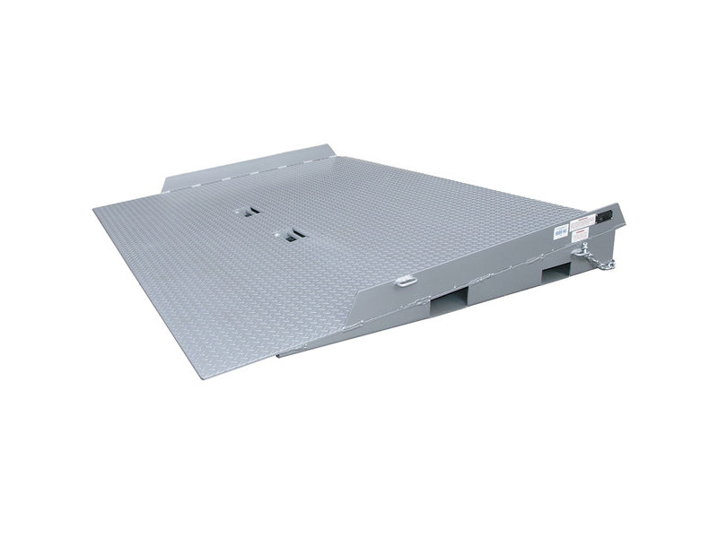 LANDYINDUS Heavy-Duty Container Loading Ramp | 8,000kg SWL | 8mm Steel — 60% Thicker Than Standard | Flip-Up Front + Fixed Side Fork Pockets | Full-Length Side Guard Plates | 2,300mm Wide | Shipping Container & Industrial | F-CRS8