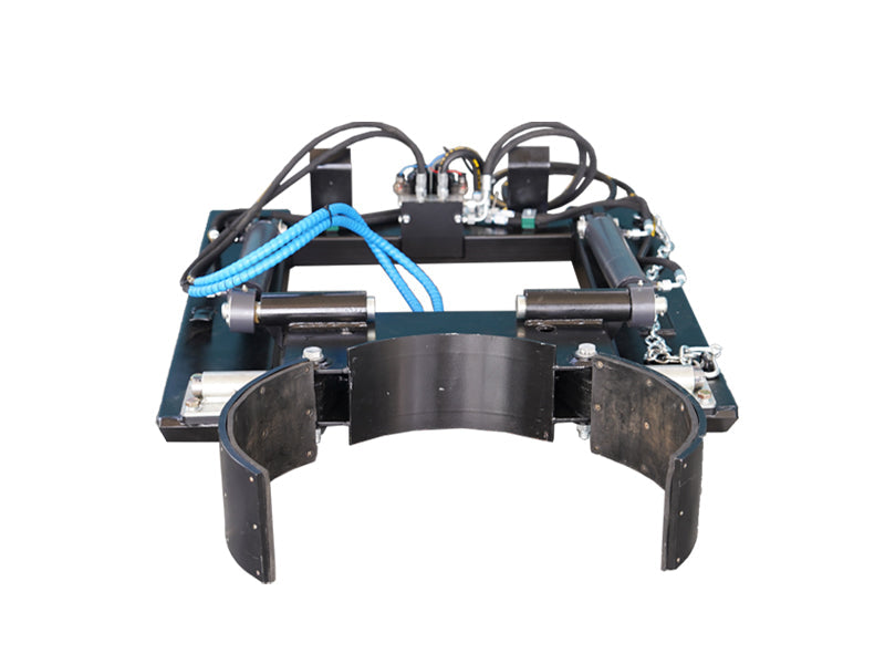 LANDYINDUS Hydraulic Drum Lifter & Rotator | 1,000kg SWL | 135° Hydraulic Rotation — Controlled Pour & Tilt from Cab | Single-Drum Extraction from 4-Drum Pallet | Galvanized | Dual or Triple Cylinder | Recycling, Chemical & Mining | F-DC-R2 / F-DC-GR2