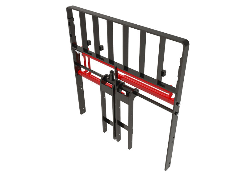 LANDYINDUS Hydraulic Fork Positioner | Class 2A & 3A | 1–4.5 Tonne | No-Welding Hang-On Installation | In-Cab Fork Spacing Adjustment | F-TJQ Series