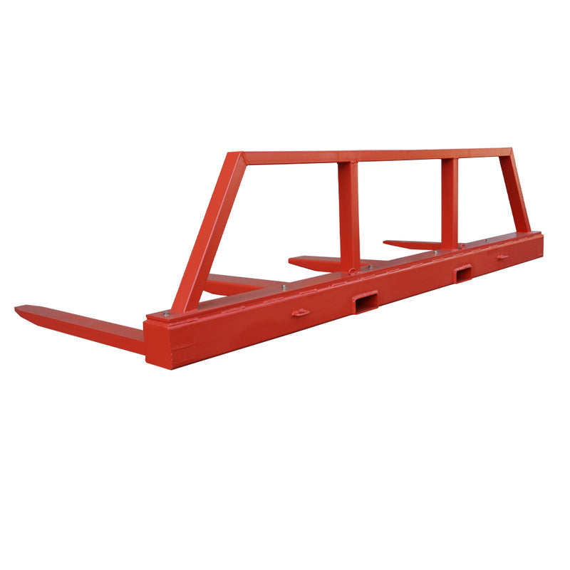 LANDYINDUS Fork Spreader with Load Guard | 3,000kg SWL | 3,010mm Width | 750mm Guard | For Plasterboard, Roof Sheeting & Tall Loads | Slip-On | F-FS3-LG