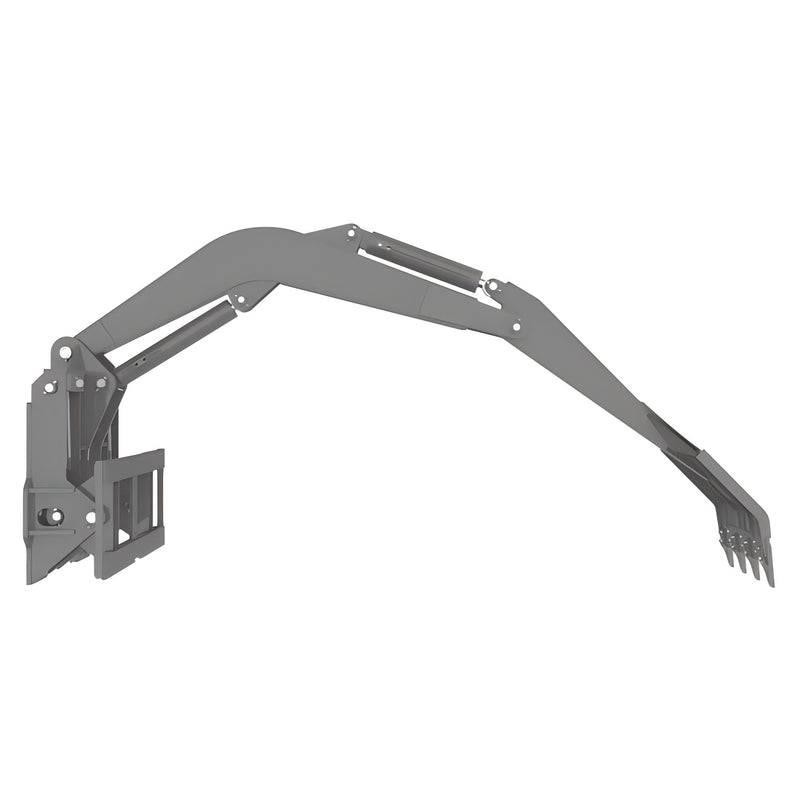 LANDYINDUS Hydraulic Rake Grab | 45° Tilt | Harrow-Tooth Grab | Class 3A (3–4.5T) | Bucket Option | Requires 3 Aux Hydraulic Circuits | F-DBPZJ Series