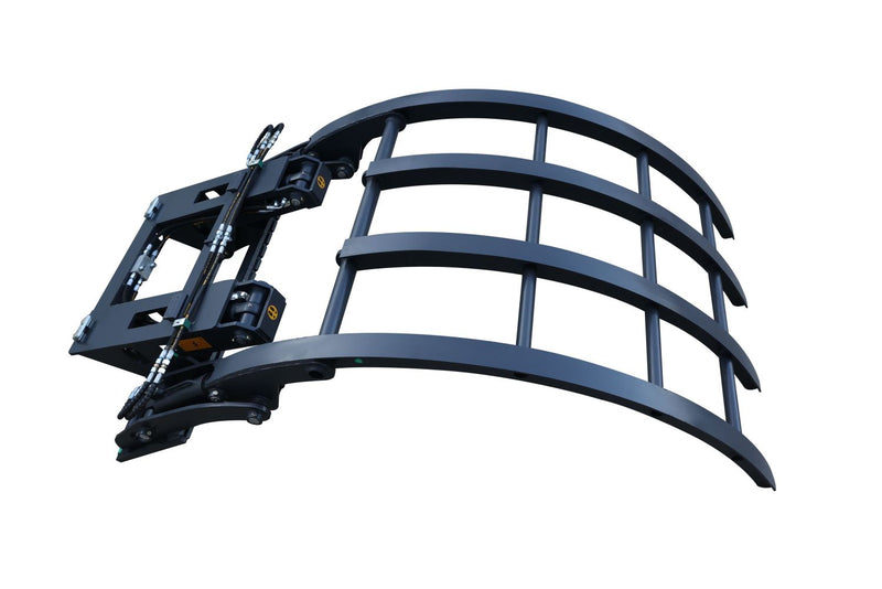 LANDYINDUS Hydraulic Timber Log Grab | 2 or 4 Claw | 45° Tilt | Up to 2,120mm Opening | Class 3A (3–3.5T) | F-YMJ Series