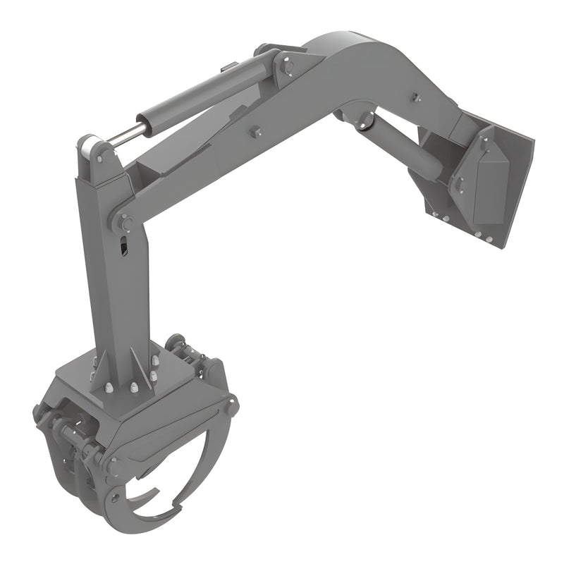 LANDYINDUS Hydraulic Multi-Jaw Orange Peel Grab | Scrap Metal & Log Waste | Class 3A (3–3.5T) | Requires 3 Aux Circuits | F-DBFLJ Series