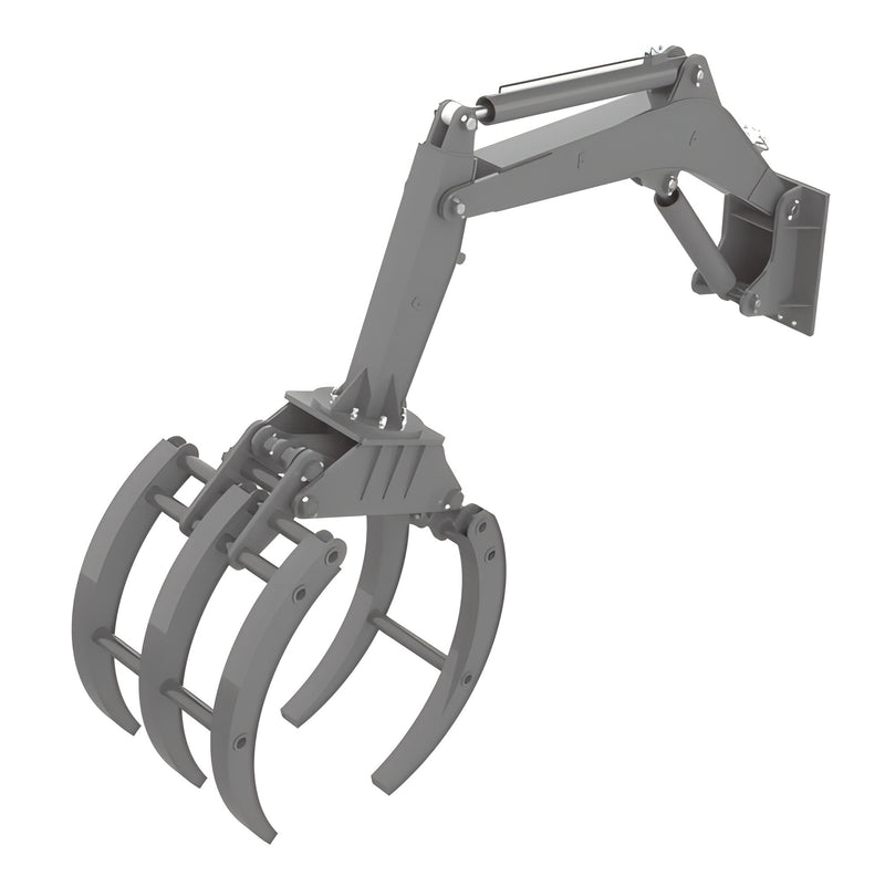 LANDYINDUS Heavy-Duty Hydraulic Multi-Jaw Orange Peel Grab | 605–1,977mm Opening Range | Class 3A (4–4.5T) | Requires 3 Aux Circuits