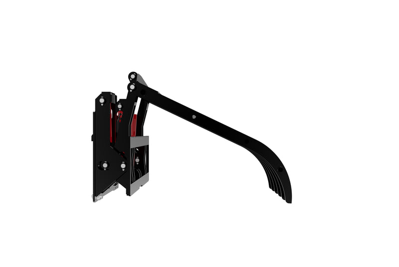 LANDYINDUS Hydraulic Fork Waste Grab | 45° Tilt | 1,220–1,520mm Forks | Up to 2,600mm Opening | Class 3A (3–3.5T) | F-FLJ Series