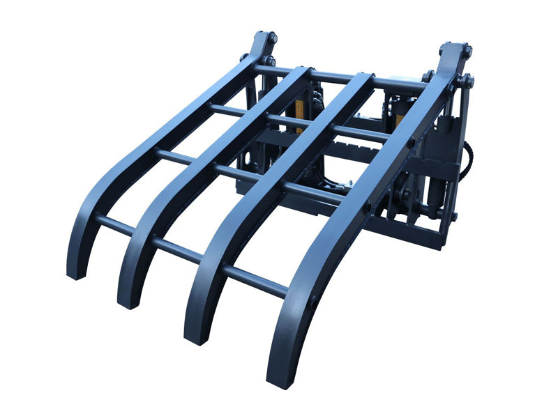 LANDYINDUS Hydraulic Dual-Cylinder Fork Waste Grab | 1,500mm Wide Frame | 45° Tilt | Class 3A (3–4.5T) | F-FLJ Series