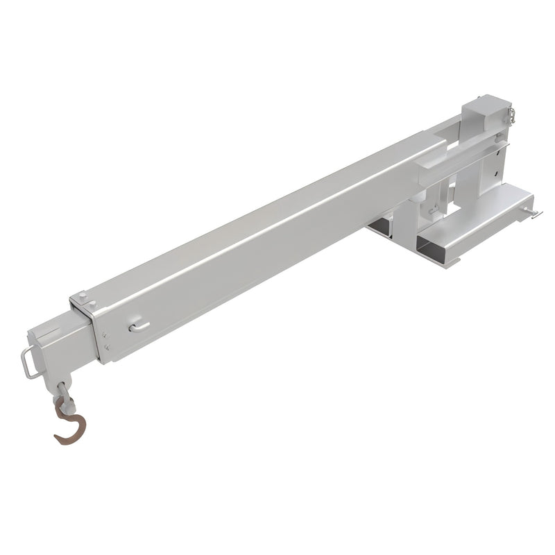 LANDYINDUS Telescoping Forklift Jib Boom | 3T Mobile Crane | 3.5m Reach | Skid Steer Compatible | F-FMJ3T