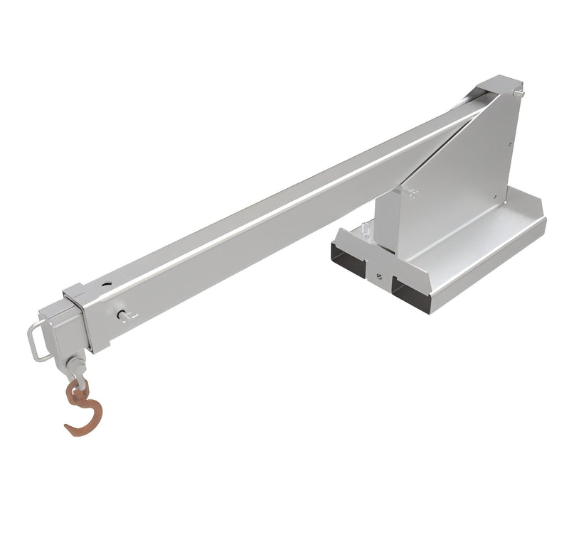 LANDYINDUS Forklift Tilt Long Jib Boom | 4.5T Heavy-Duty | 3.53m Reach | 2.23m Height Gain | Zinc Plated | F-TJCL45