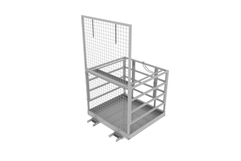 LANDYINDUS Flat Pack Forklift Man Cage AS 2359.1 2 Person Work Platform Safety Cage F-WP-25