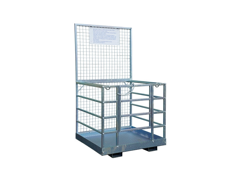 LANDYINDUS Forklift Work Platform Safety Cage Hot-Dip Galvanized AS 2359.1 Flat Pack F-WP-N