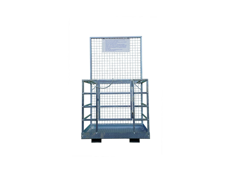 LANDYINDUS Forklift Work Platform Safety Cage Hot-Dip Galvanized AS 2359.1 Flat Pack F-WP-N