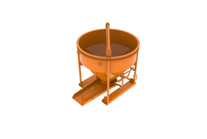 LANDYINDUS Concrete Kibble Bucket Tower Crane Bottom & Side Discharge 1.0–1.5m³ WS-CK Series