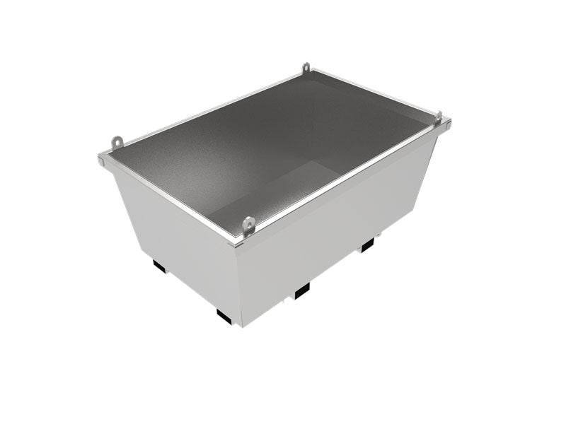 LANDYINDUS Stackable Crane Bin with 4-Way Fork Pockets Hot Dip Galvanised Waste Skip 0.85–2.5m³ WS-WCB Series