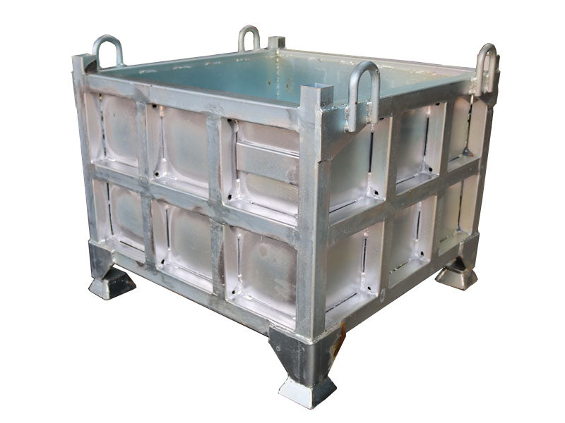 LANDYINDUS Stackable Steel Storage Box for Forklift & Crane Heavy Parts & Workshop Tools 0.16–0.58m³ WS-SMB Series