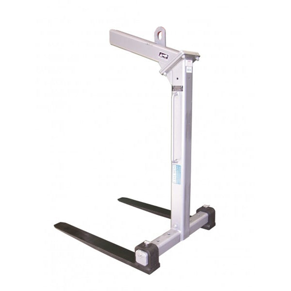 LANDYINDUS Self-Levelling Crane Pallet Forks Adjustable Tine Width SWL 2000kg WS-PHA2000