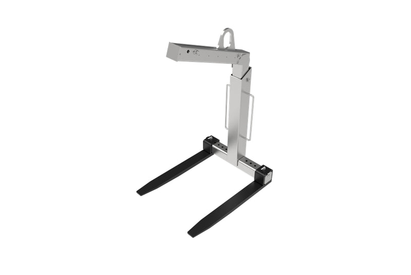 LANDYINDUS Self-Levelling Crane Pallet Forks 5-Position Adjustable Tine 1T & 2T SWL WS-PHB Series
