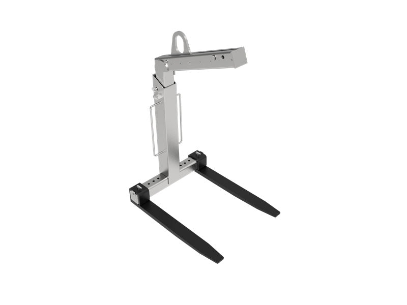 LANDYINDUS Self-Levelling Crane Pallet Forks 5-Position Adjustable Tine 1T & 2T SWL WS-PHB Series