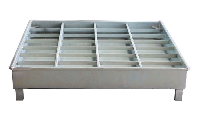 LANDYINDUS Heavy Duty Steel Drum Spill Containment Pallet 1, 2 & 4 Drum Chemical Spill Bund WS-SL Series