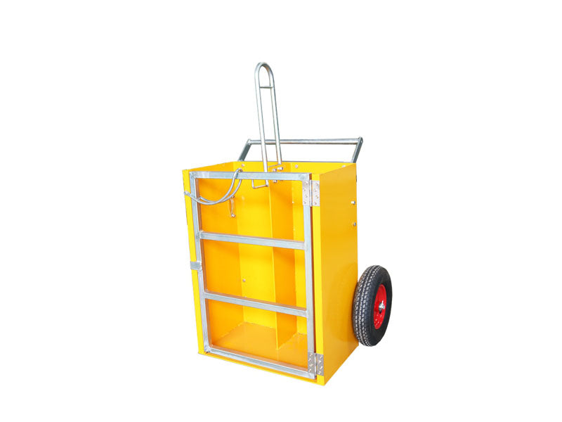 LANDYINDUS Twin Gas Cylinder Cage 250kg Crane & Forklift Liftable Oxygen Acetylene Bottle Cage WS-GCN2