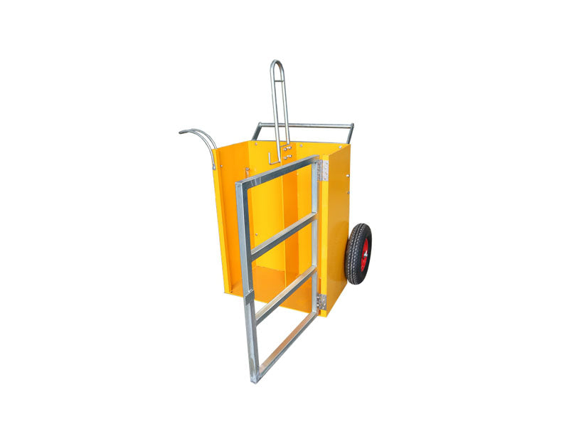 LANDYINDUS Twin Gas Cylinder Cage 250kg Crane & Forklift Liftable Oxygen Acetylene Bottle Cage WS-GCN2