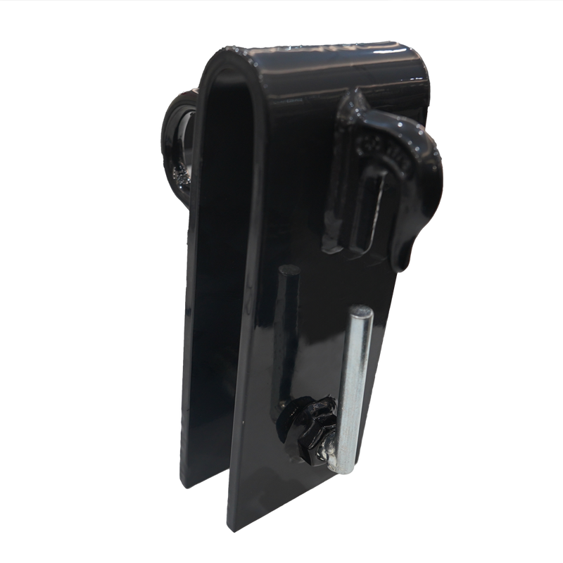 LANDYINDUS Tractor Bucket Grab Hook Attachment 1100 LB No Drill No Weld Hand Crank Puck Lock G-ELBA1.25IN