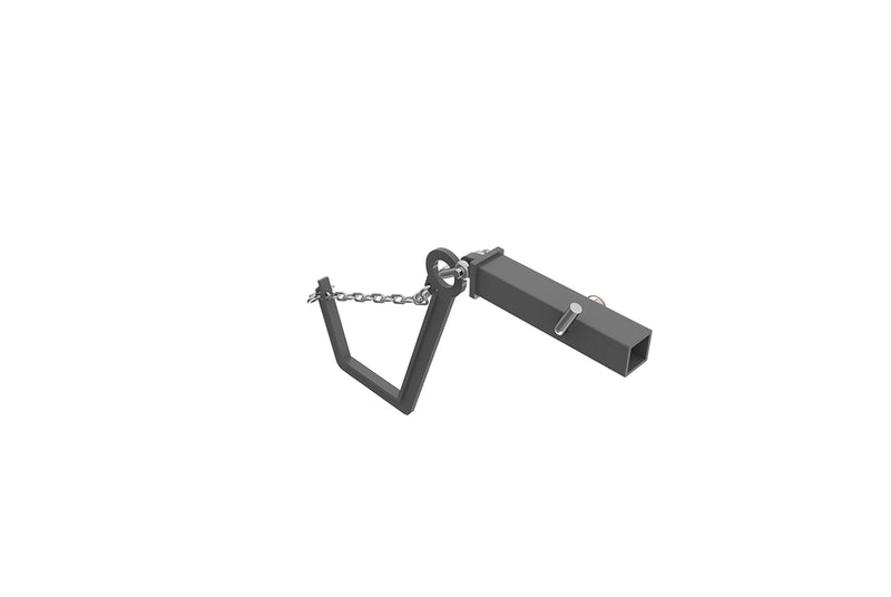 LANDYINDUS Heavy Duty J Hook Lifting Attachment for Receiver Hitch 1500 LB Fits Pallet & Sheet Carrier G-TBJH1500LB
