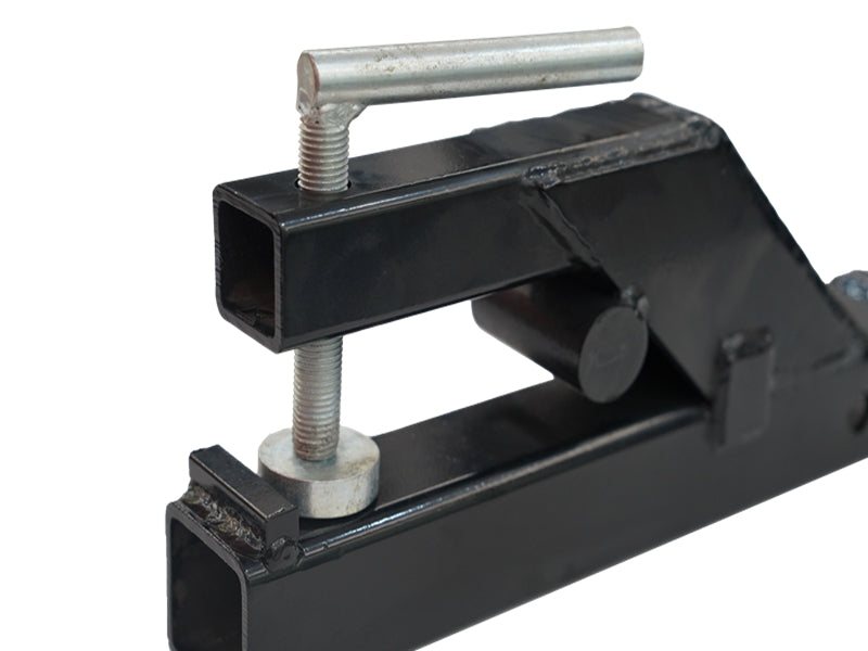 LANDYINDUS Clamp-On Bucket Hitch Receiver 2 Inch Adapter for Tractor Loader Bucket No Drill G-TRC2-BM